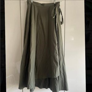 Olive Green Maxi Skirt